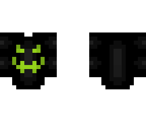 halloween - pumpkin face outfit - black and green