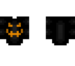 halloween - pumpkin face outfit - black and orange