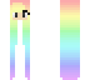 pastel rainbow hair base