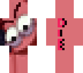 patrick with die on bac very cool