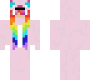 pink cat kigurumi (short hair)