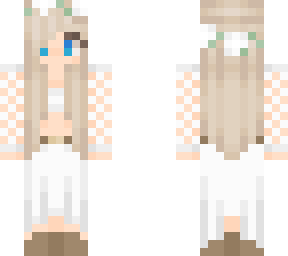 Pretty Blonde girl edit blue eyes | Minecraft Skin