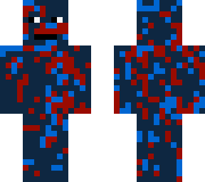 red blue man