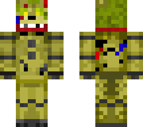 springtrap with broken off jaw