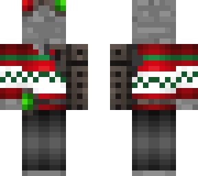stone with robot arm christmas