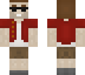 the skin of some random guy, on the internet.
