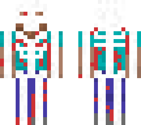 white skeleton herobrine