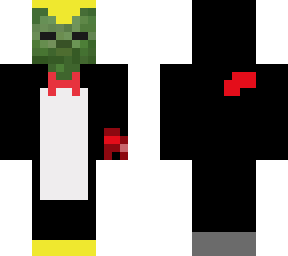 zombie on a penguin suit.