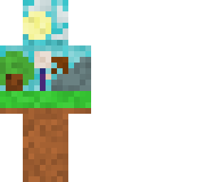 a pixel steve