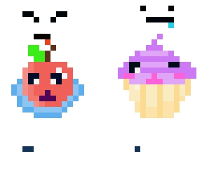 apples vs cupcakes! ce