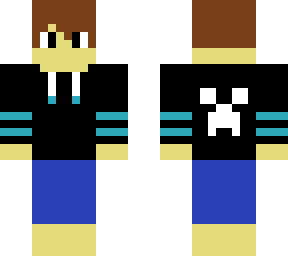 black hoodie guy creeper