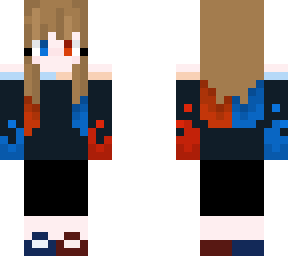 blue & red fire