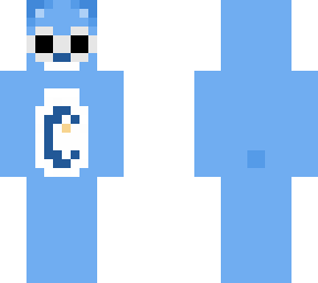 blue clout/vsco carebear night