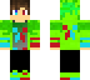 blue cool creeper boy