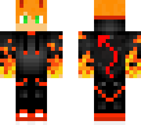 devil ginger on fire