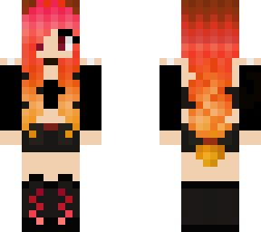fire teen girl