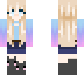 girl in the gradient hoodie