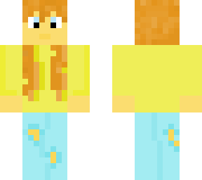 girl with yellow shirt