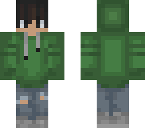 green hoodie boy