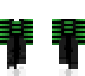 halloween - black overalls - green and black stripe ob