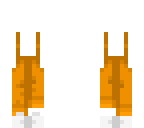 halloween - orange overalls w/ white shoes