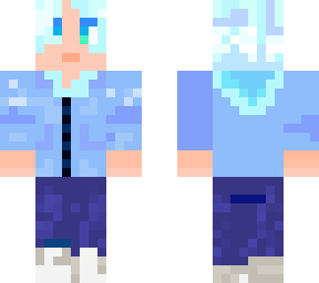 magical blue dragon boy