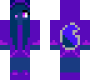 midnight blue wolf girl
