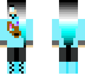 neon blue girl