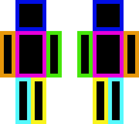 neon cubes