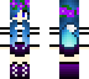 purple and blue werewolf