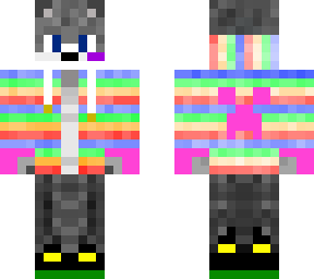 rainbow wolf rocky