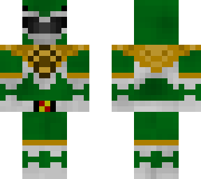 tommy: green mmpr (mighty morphin) power ranger (with removable armor plate)