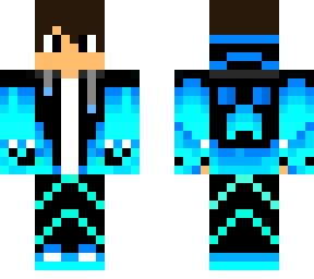 blue hoodie boy
