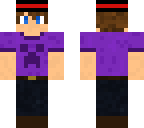 creeper boy (normal) (purple) (fedora)