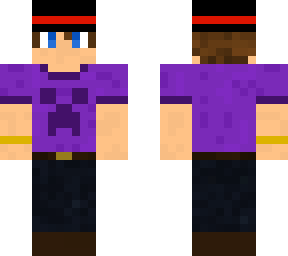 creeper boy (normal) (purple) (fedora_2)