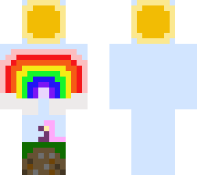 look a rainbow pixel art