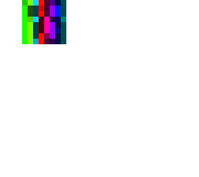 random glitched profile