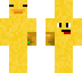 thanos duck with derp face on back