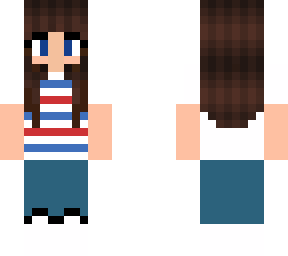 tionie with white t-shirt