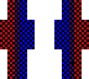 black blue red 3d