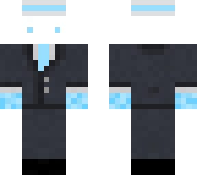blu and hat and tux