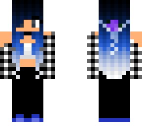 blue haired girl