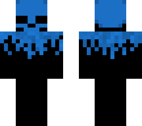 blue skull with top