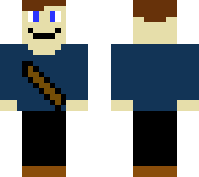 canniestspade with a stick