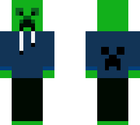 creeper in a hoodie