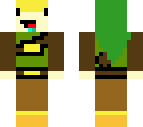 legend of zelda: tri force heroes link(derpy) (green)