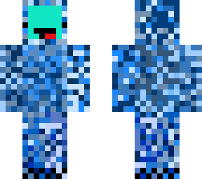 skeppy in blue creeper pj's