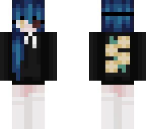 blue hair