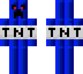 blue tnt creeper
