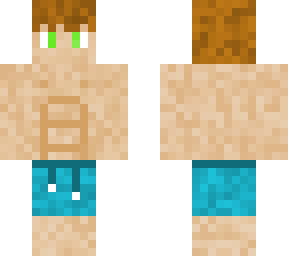 boy with swim short
